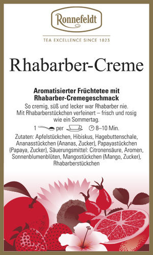 Rhabarber-Creme - Ronnefeldt