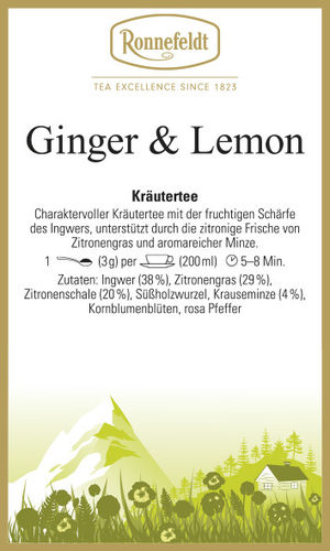 Ginger & Lemon - Ronnefeldt
